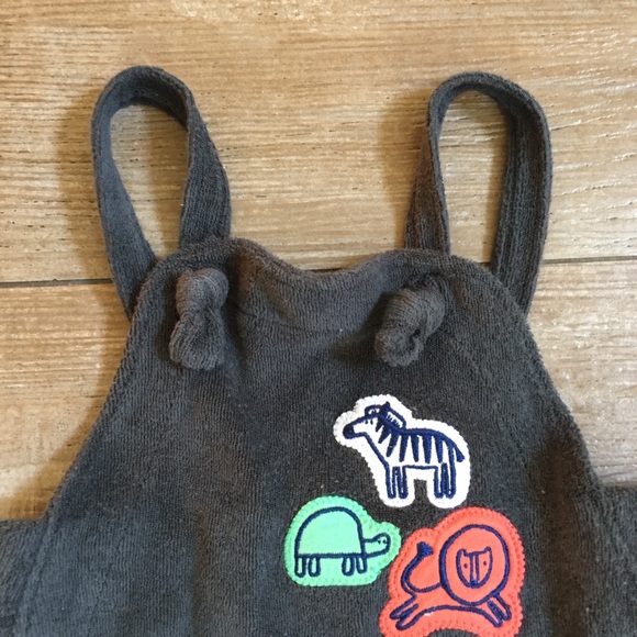 SOLD       🦒 Zoo Animal Patches Overall Jumper - Picture 2 of 8